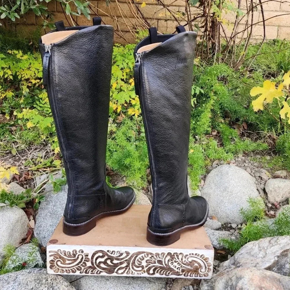Anthropologie x Franco Sarto Black Leather Boots - Picture 9 of 10